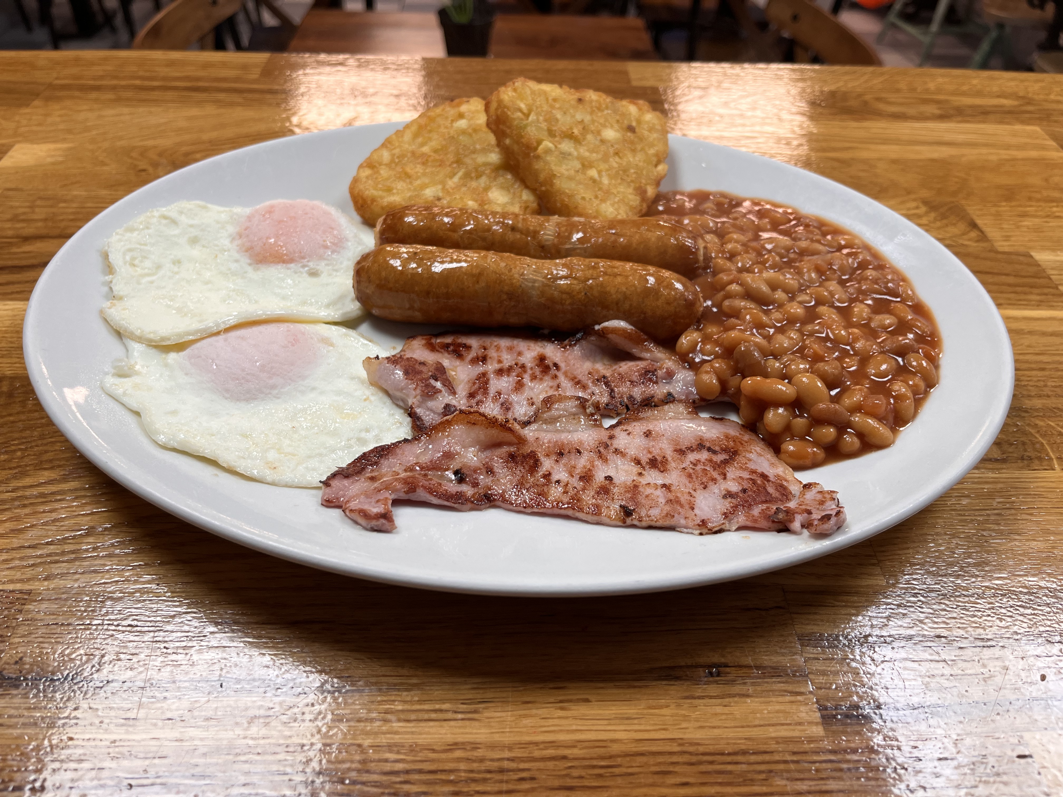Traditional Full English Breakfast at Café Hayes